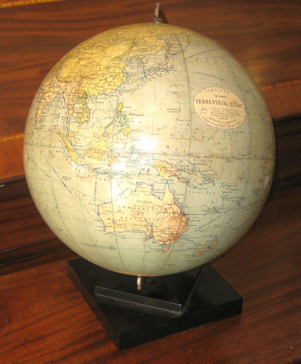 Lovely Phillips 12 inch Terrestrial globe 