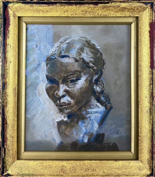 CIRCLE OF JACOB EPSTEIN 18801959 PORTRAIT OF A YOUNG BLACK WOMAN C1950 - ADDITIONAL PHOTO 1