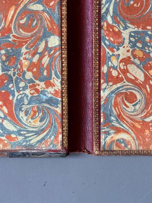 LATE 17TH CENTURY BOOK BINDING LIBRARY DESK BLOTTER WITH ENGRAVED SILVER MOUNTS - ADDITIONAL PHOTO 1