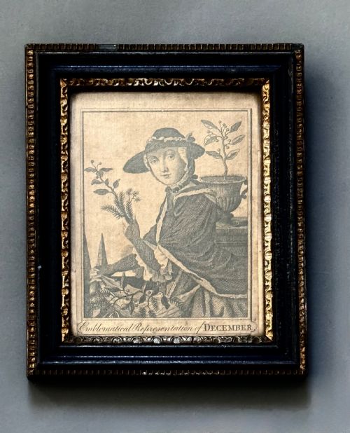 SIX GEORGIAN FASHION ENGRAVINGS OF LADIES EMBLEMATIC OF THE SEASONS - ADDITIONAL PHOTO 2