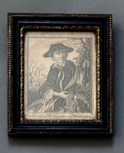 SIX GEORGIAN FASHION ENGRAVINGS OF LADIES EMBLEMATIC OF THE SEASONS - ADDITIONAL PHOTO 6