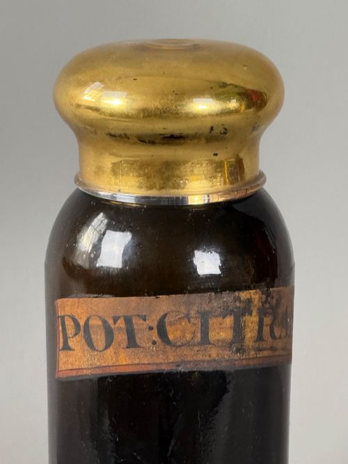 LARGE AND FINE 19TH CENTURY GLASS APOTHECARY JAR - ADDITIONAL PHOTO 1