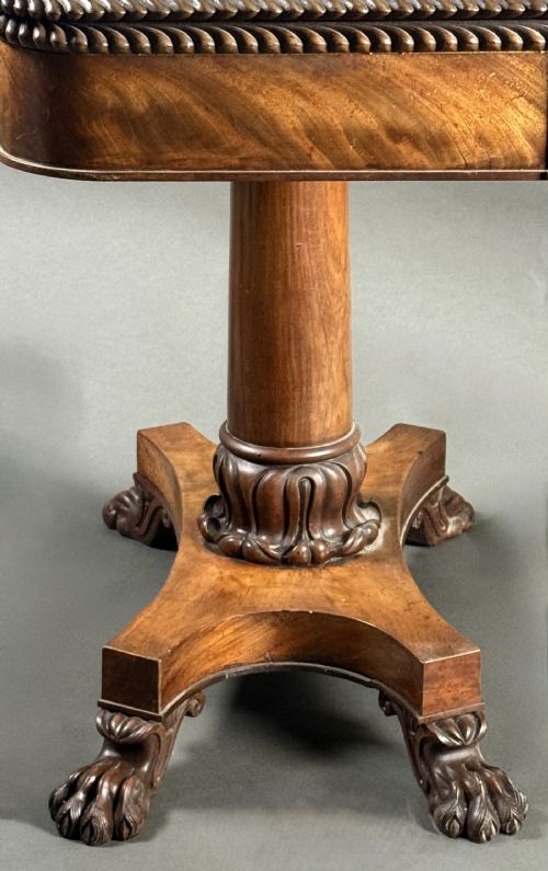 FINE REGENCY MAHOGANY CARD TABLE - ADDITIONAL PHOTO 1
