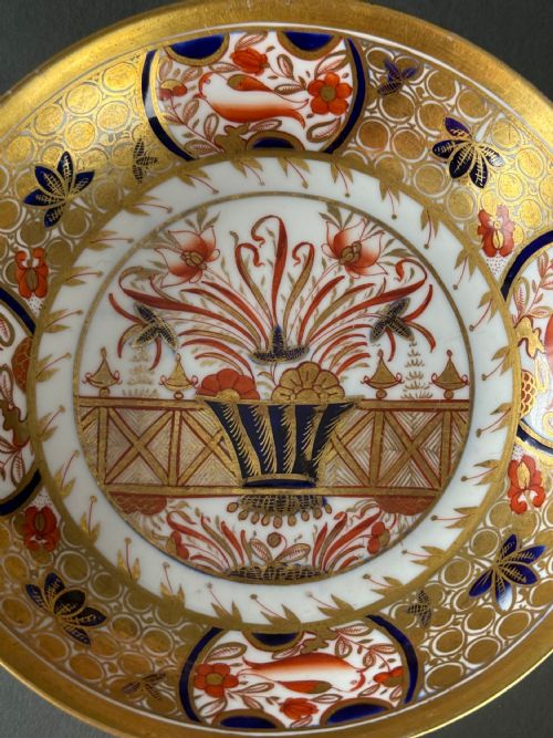 PAIR OF REGENCY SPODE IMARI DISHES HAND PAINTED WITH LAVISH GILDING ENGLAND CIRCA 1820 - ADDITIONAL PHOTO 4
