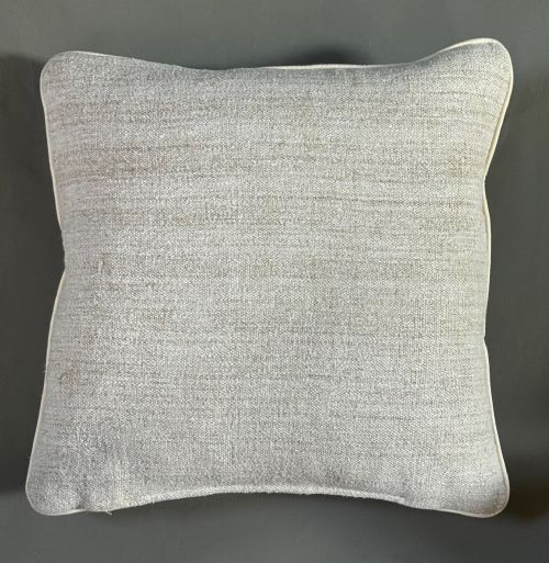 SHARESET OF FOUR ANTIQUE TOILE CUSHIONS WITH 18TH CENTURY BELGIAN LINEN - ADDITIONAL PHOTO 8