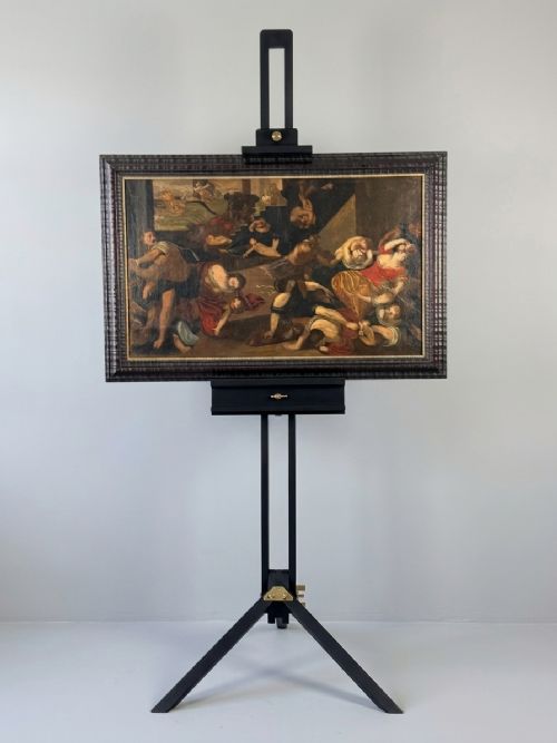 The Massacre of the Innocents - 17th Century Oil on Canvas
