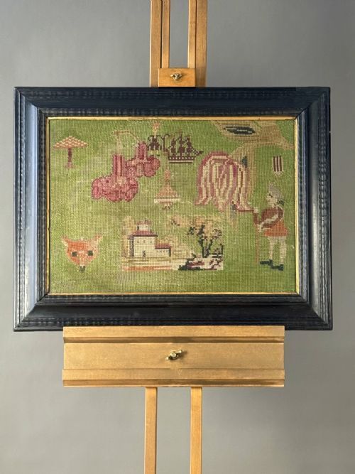 Large and Rare18th Century Needlework / Sampler