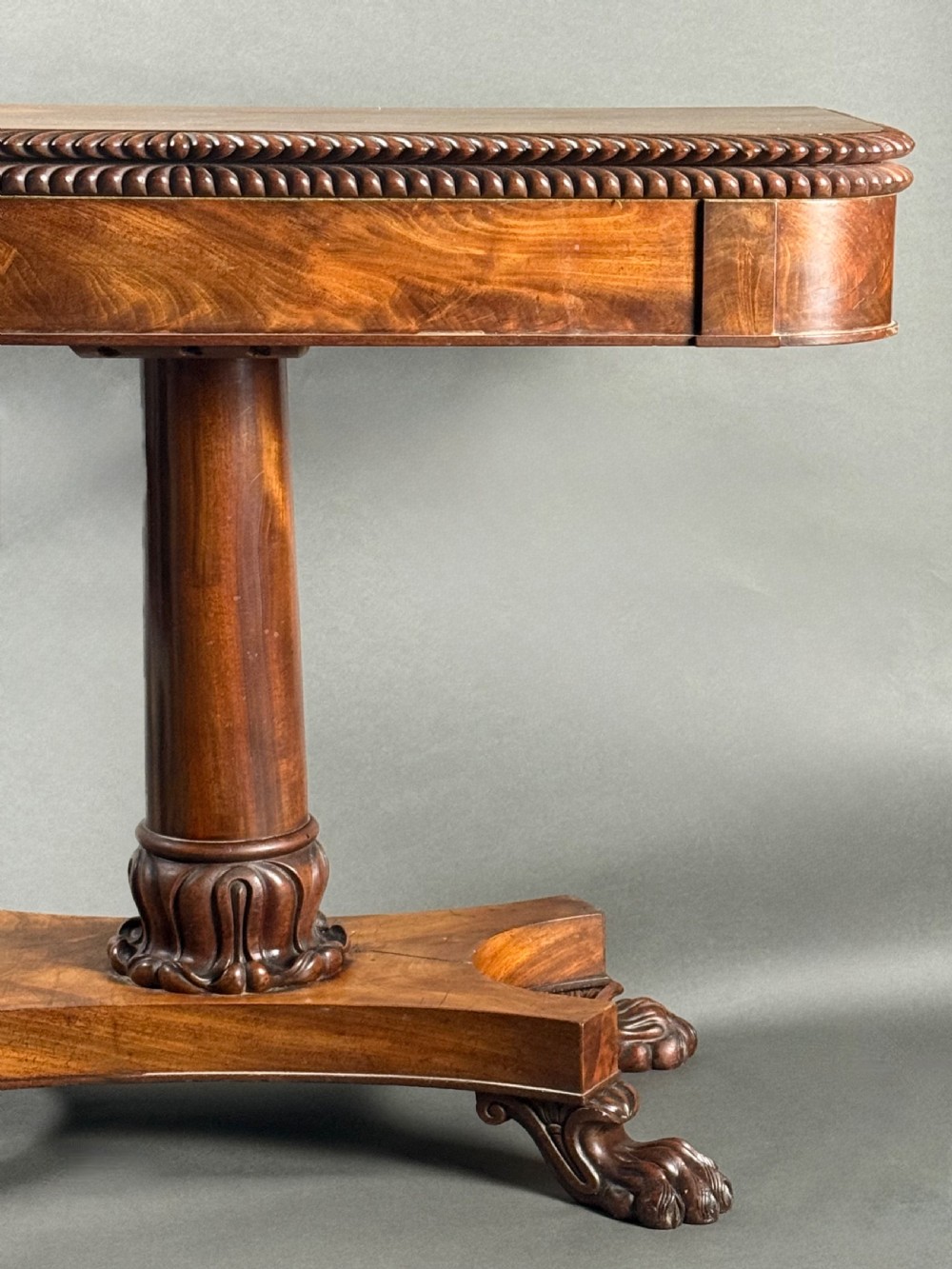 FINE REGENCY MAHOGANY CARD TABLE View IX