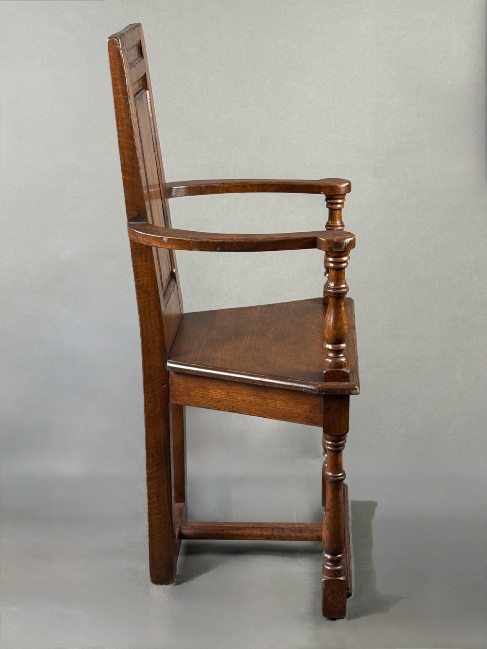 ANTIQUE WALNUT CAQUETOIRE / GOSSIPING CHAIR  View VII