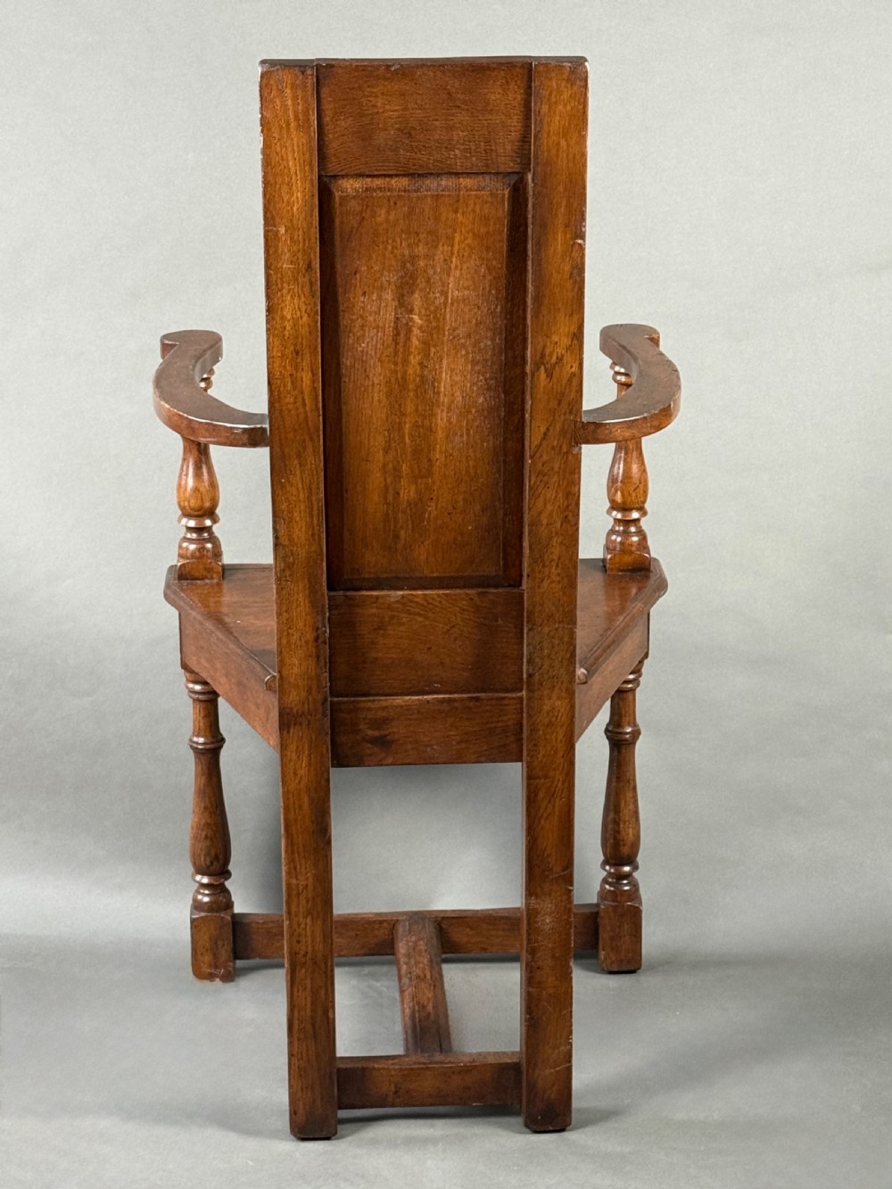 ANTIQUE WALNUT CAQUETOIRE / GOSSIPING CHAIR  View VIII