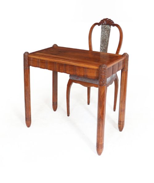 ART DECO WRITING TABLE AND CHAIR BY SUE ET MARE