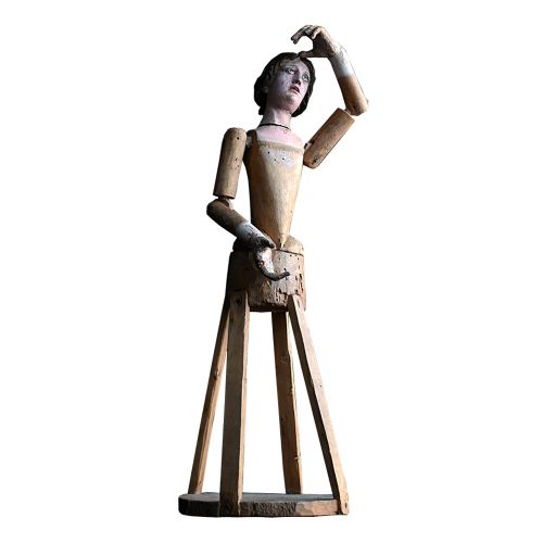 19th Century Italian Santos Female Figure
