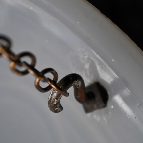 HUGE EARLY 20TH CENTURY ENGLISH MOONSTONE LIGHT - ADDITIONAL PHOTO 3