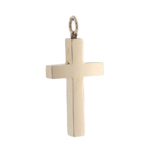 Antique Edwardian 9ct Gold Cross Pendant | Birmingham 1905