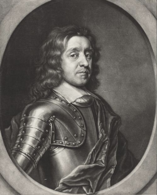 fig 2. MEZZOTINT PORTRAIT OF OLIVER CROMWELL (1599-1648) - BY JOHN BOWLES AFTER ROBERT PELHAM, AFTER ROBERT WALKER