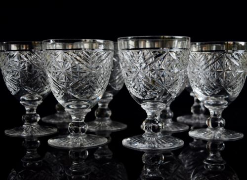 8 WINE GOBLETS FROM EDINBURGH LEITH