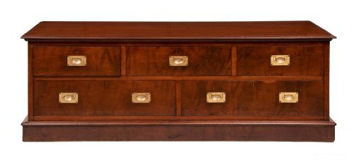 victorian mahogany chest of drawers c1820 - CATEGORY: ANTIQUE CHEST OF DRAWERS - DATED VICTORIAN