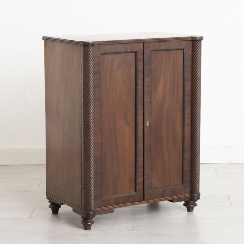 ANTIQUE REGENCY MAHOGANY CUPBOARD C1815 - ADDITIONAL PHOTO 2