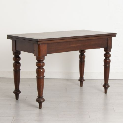 VICTORIAN MAHOGANY LARGE TEA TABLE C1860S - ADDITIONAL PHOTO 1