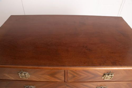 ARTS CRAFTS MAHOGANY CHEST OF DRAWERS BY SHAPLAND PETTER C1910 - ADDITIONAL PHOTO 2