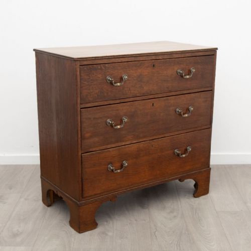 VICTORIAN OAK CHEST OF DRAWERS - ADDITIONAL PHOTO 1
