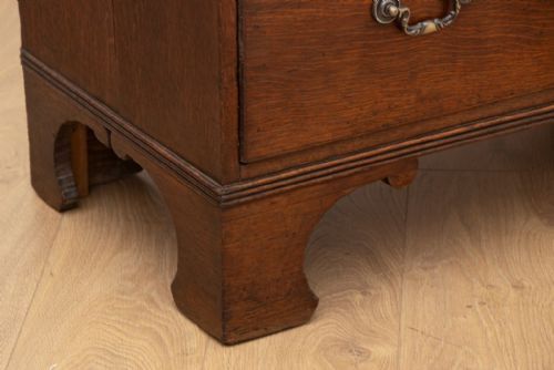 VICTORIAN OAK CHEST OF DRAWERS - ADDITIONAL PHOTO 3