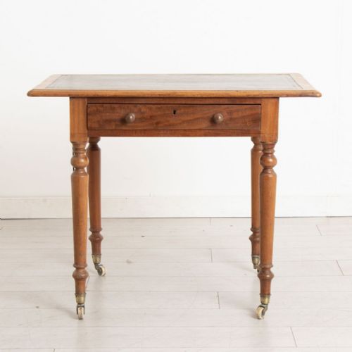 VICTORIAN MAHOGANY WRITING DESK C1880 - ADDITIONAL PHOTO 1
