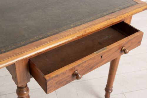 VICTORIAN MAHOGANY WRITING DESK C1880 - ADDITIONAL PHOTO 2