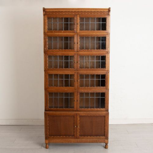 antique stacking cabinet by minty co - CATEGORY: ANTIQUE BOOKCASES - DATED 1910