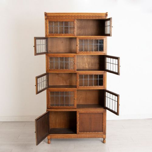 ANTIQUE STACKING CABINET BY MINTY CO - ADDITIONAL PHOTO 1