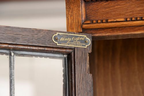 ANTIQUE STACKING CABINET BY MINTY CO - ADDITIONAL PHOTO 3