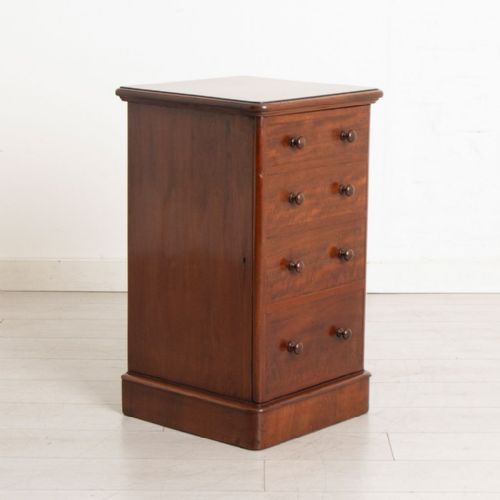 PAIR OF VICTORIAN MAHOGANY BEDSIDE CABINETS C1870 - ADDITIONAL PHOTO 1