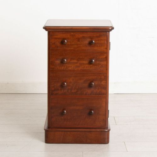 PAIR OF VICTORIAN MAHOGANY BEDSIDE CABINETS C1870 - ADDITIONAL PHOTO 3