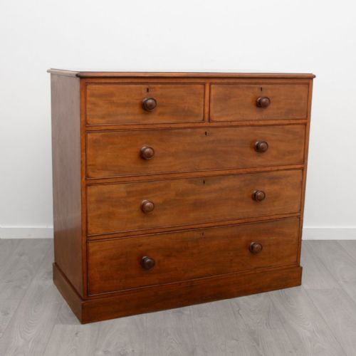 MAHOGANY CHEST OF 2 SMALL OVER 3 LONG DRAWERS BY JOHNSTONE JEANES OF NEW BOND ST C18401880 - ADDITIONAL PHOTO 1