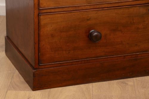 MAHOGANY CHEST OF 2 SMALL OVER 3 LONG DRAWERS BY JOHNSTONE JEANES OF NEW BOND ST C18401880 - ADDITIONAL PHOTO 3