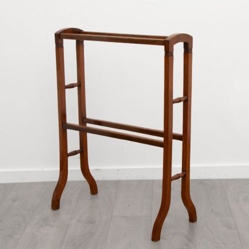 antique victorian towel rail in mahogany - CATEGORY: ANTIQUE MISCELLANEOUS - DATED VICTORIAN