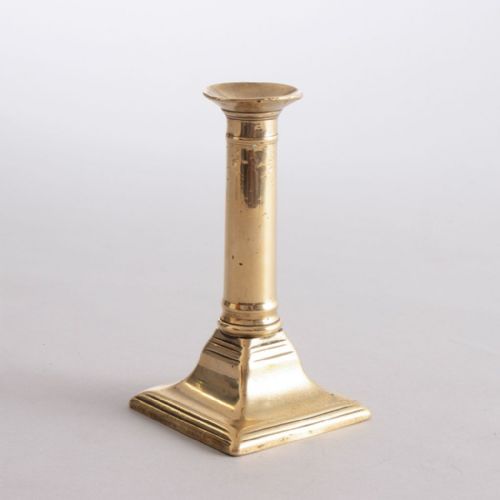 PAIR OF BELL METAL CANDLESTICKS 1790 1810 - ADDITIONAL PHOTO 1