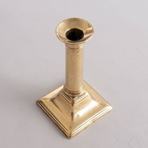 PAIR OF BELL METAL CANDLESTICKS 1790 1810 - ADDITIONAL PHOTO 2