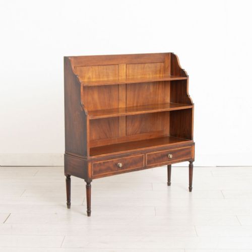 EARLY 19TH CENTURY PAIR OF LATE GEORGIAN MAHOGANY BOOKCASES - ADDITIONAL PHOTO 1