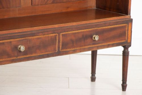 EARLY 19TH CENTURY PAIR OF LATE GEORGIAN MAHOGANY BOOKCASES - ADDITIONAL PHOTO 3
