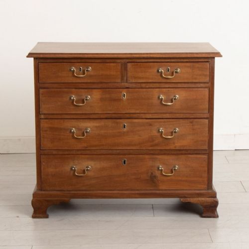 GEORGIAN ANTIQUE MAHOGANY CHEST OF DRAWERS - ADDITIONAL PHOTO 1