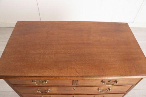 GEORGIAN ANTIQUE MAHOGANY CHEST OF DRAWERS - ADDITIONAL PHOTO 2