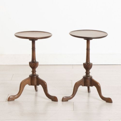 pair of late 19th century mahogany wine tables - CATEGORY: ANTIQUE TABLES - DATED 19TH CENTURY