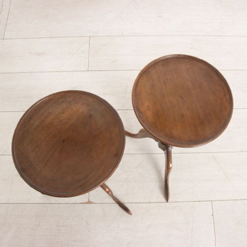 PAIR OF LATE 19TH CENTURY MAHOGANY WINE TABLES - ADDITIONAL PHOTO 2
