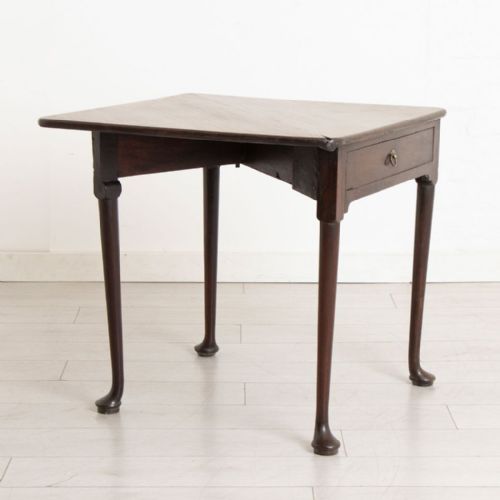 LATE 18TH CENTURY CORNER MAHOGANY DROP LEAF TABLE - ADDITIONAL PHOTO 3