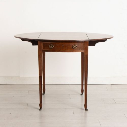 GEORGIAN MAHOGANY PEMBROKE TABLE C1780 - ADDITIONAL PHOTO 1
