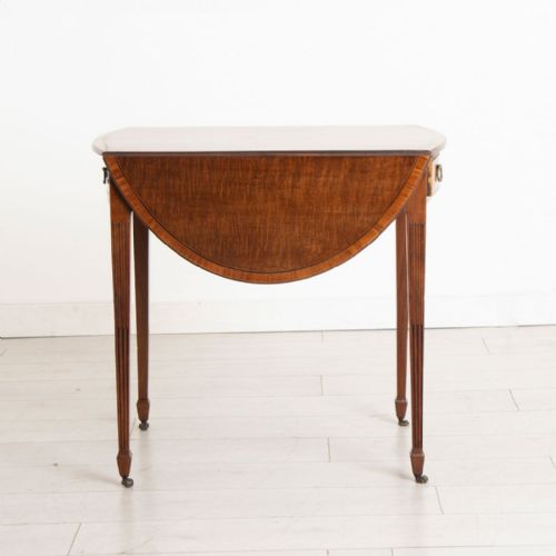 GEORGIAN MAHOGANY PEMBROKE TABLE C1780 - ADDITIONAL PHOTO 2