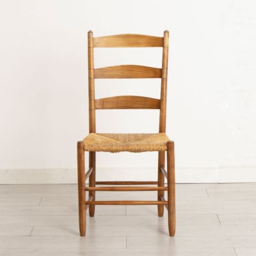 SET OF 6 ARTS CRAFTS LADDER BACK CHAIRS BY ERNEST GIMSON COTSWOLD SCHOOL C1910 - ADDITIONAL PHOTO 6