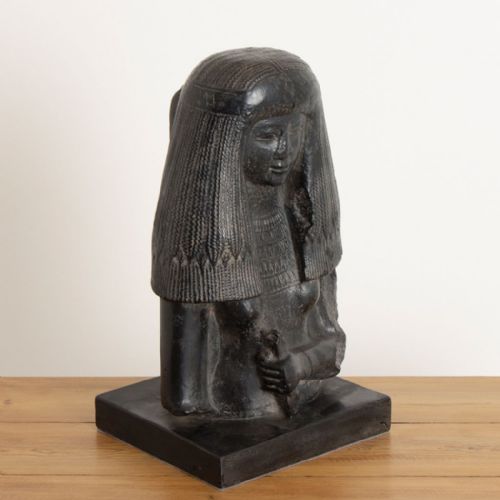 19TH CENTURY FRENCH MUSEUM COPY OF AN EGYPTIAN BUST - ADDITIONAL PHOTO 1