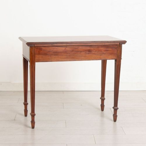 GEORGIAN CUBAN MAHOGANY SIDE TABLE C1780 - ADDITIONAL PHOTO 2